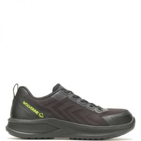 4848807 Wolverine Mens Bolt Durashocks Knit Carbonmax Work Shoe - Medium Width In Black