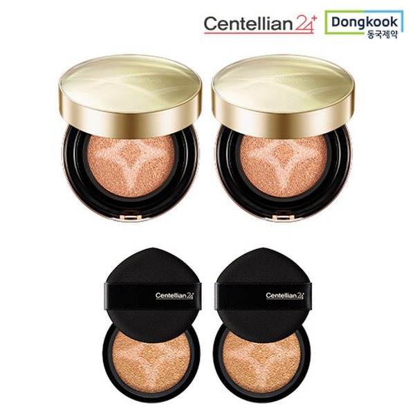 동국제약 마데카 글로우 베일 기미앰플 커버쿠션 (본품 13g*2개+리필 2개)