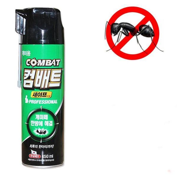 확대된 대표 컴뱃세이프 에어졸 한방에 개미떼제거 450ml(1)
