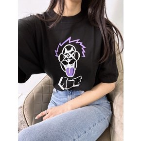 파티 울프 남녀공용 반팔 티셔츠 TS01965