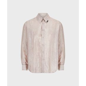 (M) 클래식 셔츠 멀티 CLASSIC SHIRT PINKGREY STRIPE