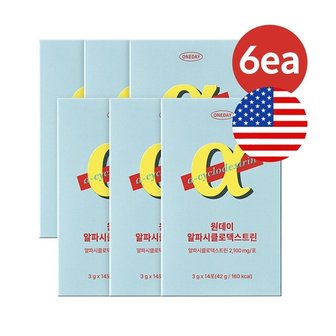 데이즈온 (핫신상)  데이즈온 알파CD(시클로덱스트린) 6박스