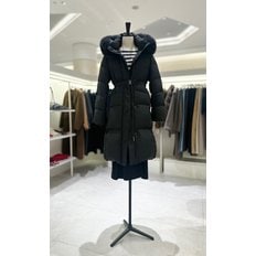 ZOOC 벨티드 폭스퍼 롱 구스 다운 패딩 Z244PSG302