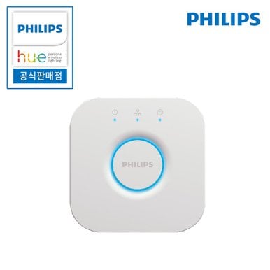 [ PHILIPS 코리아 공식판매점 ] 필립스 HUE 4.0 브릿지 휴 조명 전구 블루투스