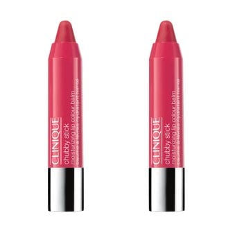  Clinique 크리니크 츄비 스틱 틴트 모이스처라이징 립 컬러 밤 3g 05 Chunky Cherry 2개