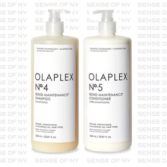 올라플렉스 [해외] OLAPLEX NO.4 본드 메인터넌스 샴푸 컨디셔너 세트 1000ML