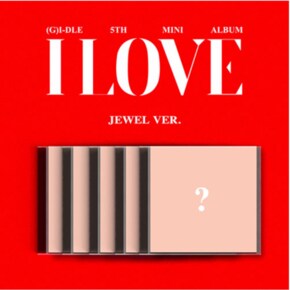 개봉앨범 포토카드 없음  (여자)아이들 - 미니5집 I love (Jewel Ver.) 랜덤