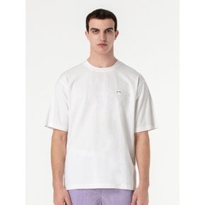 ESSENTIAL APPLIQUE TEE-WHITE