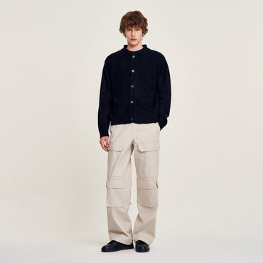 산드로옴므 [SANDRO HOMME] 펀칭 니트 가디건 SH25M5MRG0399