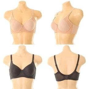 최초가격 94,000원 격자 패턴 홑겹 기능성 E,F컵 브라 VGBM117EF