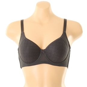 최초가격 94,000원 격자 패턴 홑겹 기능성 E,F컵 브라 VGBM117EF