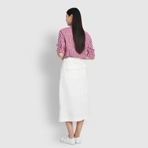 여 포플린 체크 셔츠 J116203539062