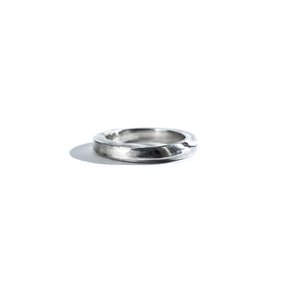 SEWN SWEN SILVER THICK TWIST RING