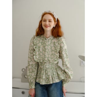 던드롭 DD_Daisy frill collar blouse