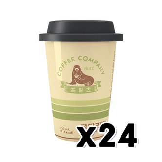  프릳츠 적당라떼 컵커피 250ml x 24개