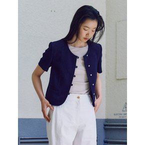 Summer Tweed Jacket  Navy (KE5511M04R)