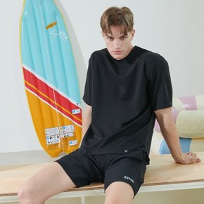 공기같이 편한 기능성 에어 오버핏 반팔 티셔츠 래쉬가드 겸용 U_5N1055