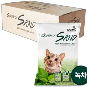 고양이 화장실 두부 모래 사막화방지 녹차 3kg 6EA