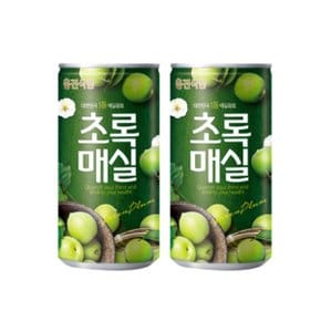 [무배] 웅진 초록매실 180ml x 90캔