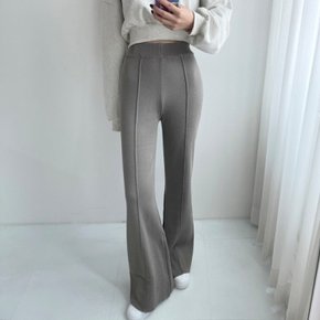 / 핀턱 오피스룩 데일리룩 세미 와이드 니트 슬랙스 3컬