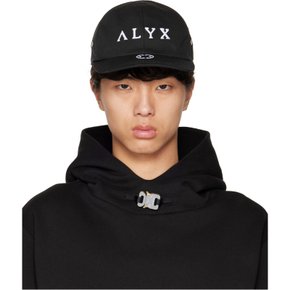 1017 알릭스 9SM 블랙 자수 볼캡 AAUHA0060FA04 BLACK