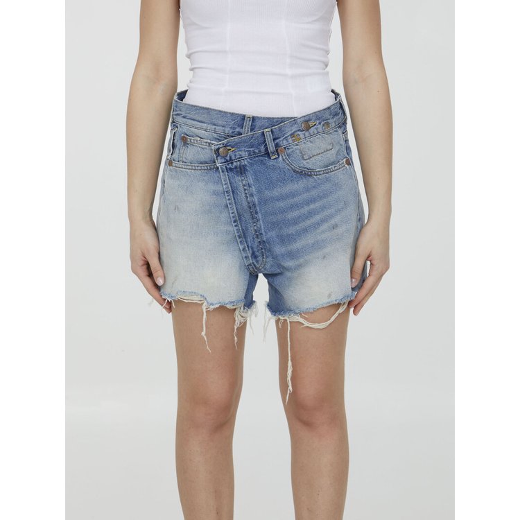 R13 R13 SS23 Cross over shorts Shorts R13W6055D111D R13W6055D111D