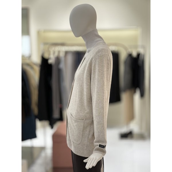 [부산점] [씨씨콜렉트] 브이넥 캐시미어 블렌드 스트랩 가디건 (E254KSL144)