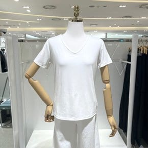 심플 브이넥 니트 티셔츠 622841