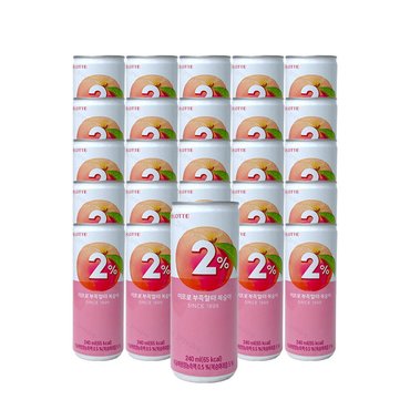  2% 이프로 부족할때 복숭아 240ml x 30캔