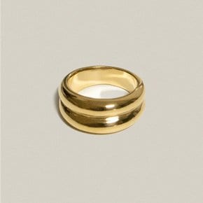 [BEST] DOUBLE BOLD RING GOLD (2107220100294)