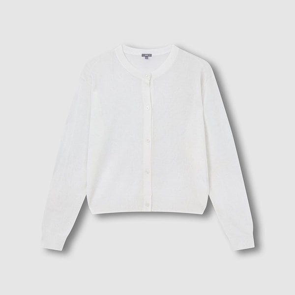 여 시어 긴팔 가디건 J116204007001