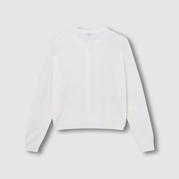 여 시어 긴팔 가디건 J116204007001