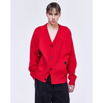 송지오 [파주점] 지제로 엠블럼 심리스 가디건 SH2KT806RD