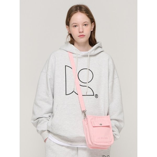 탭 스퀘어 미니 숄더 크로스백 (핑크)