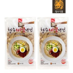 청수 프리미엄 비빔냉면 720G 2개 / 8인분