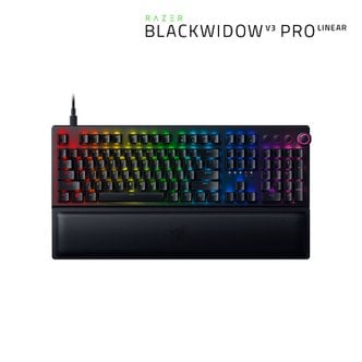 RAZER 레이저 블랙위도우 V3 Pro 리니어 KR 무선 키보드 옐로우축