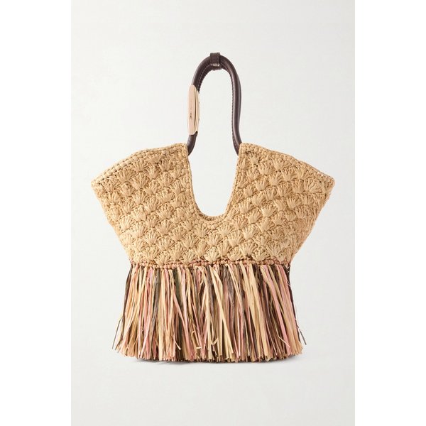 골든타임 라피아 프린지 토트백 46376663162986187