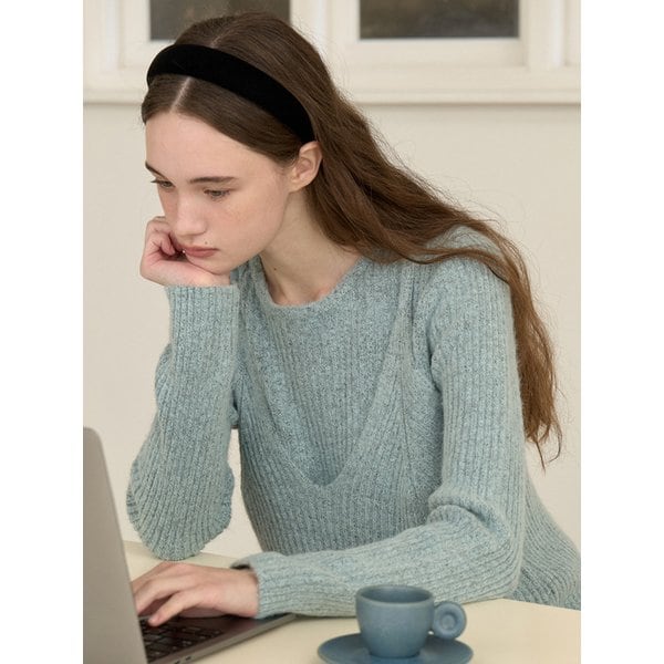 레이어드 뷔스티에 니트 세트 4컬러 VW317