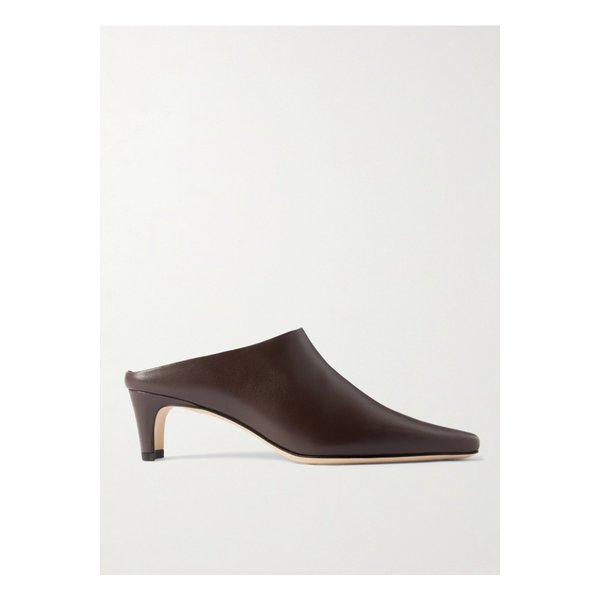 스타우드 월리 가죽 뮬 다크 브라운 46376663162889585