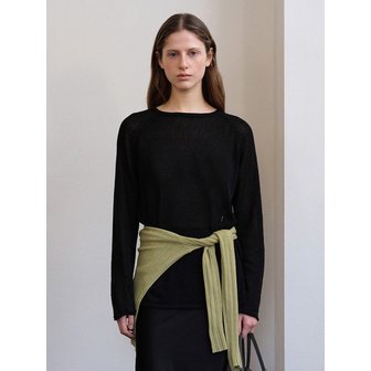 폴뉴아 LISSE RAGLAN KNIT [BLACK]