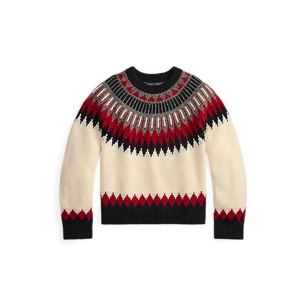 여성 페어 아일 울 캐시미어 스웨터(WMPOSWENC021424999)