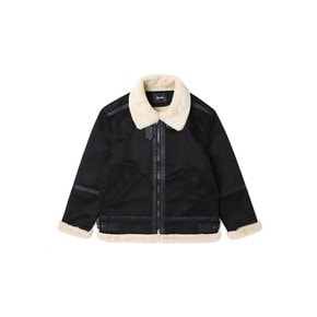 23FW 남성 베이직 에코레더 스웨이드 무스탕 (BLACK)