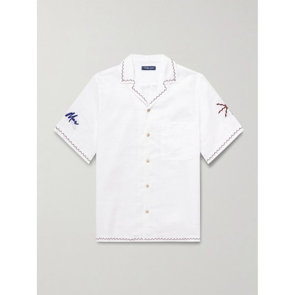 프레스코볼 카리오카 알베스 자수 린넨 셔츠 46376663163008316