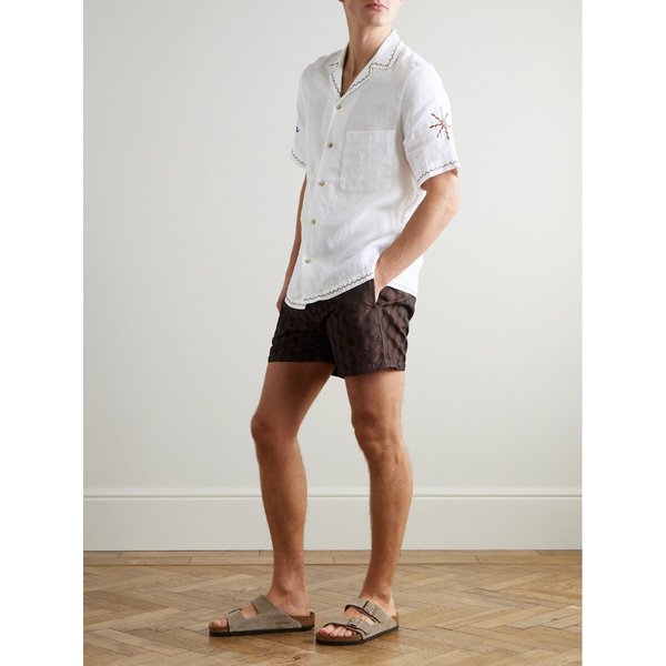 프레스코볼 카리오카 알베스 자수 린넨 셔츠 46376663163008316