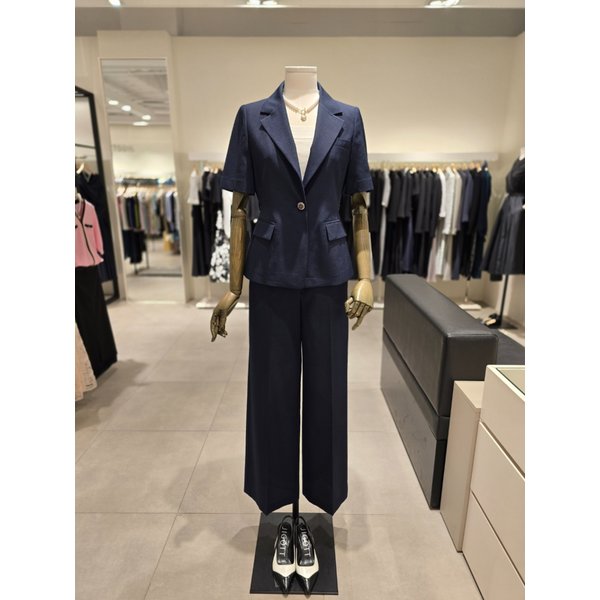 [파주점] [세트] 테일러드 하프 재킷 + 데일리 와이드 팬츠 (JR6A0JK771,JR6A0SL771)