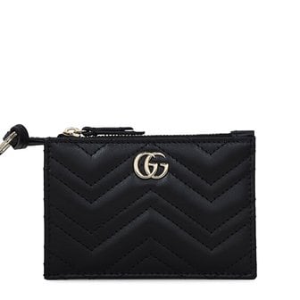 구찌 [부산점] 25FW 블랙 GG 마몬트 키 케이스 카드지갑 837747 AAET8 1000
