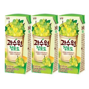 과수원 청포도 190ml x 144개 / 과즙음료  주스 팩쥬스