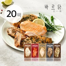 스팀 닭가슴살 100g 5종 20팩