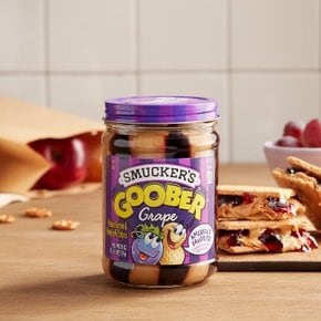 Smucker`s 구버 포도 땅콩 버터와 젤리 스프레드 - 18온스, 스머커스 건강식품