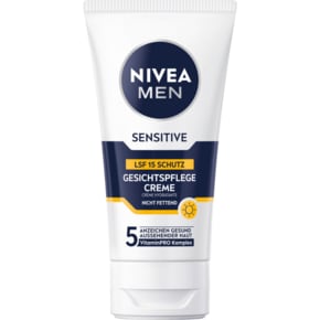 니베아 NIVEA 맨 페이스 크림 센서티브 SPF 15, 75ml